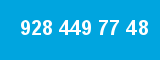 928 449 77 48 928 449 77 48
